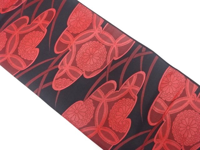 JAPANESE FUKURO OBI / WOVEN FLOWER